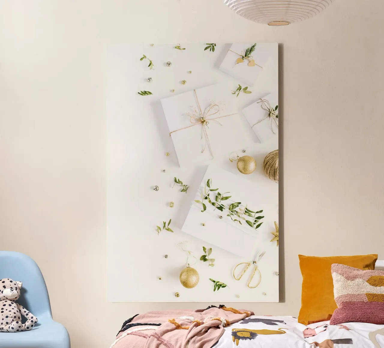 Bagliore invernale tela con Cornice a cassetta da StillVibe Home