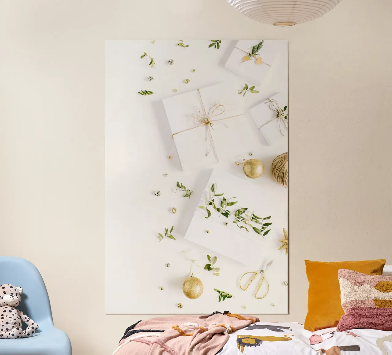 Bagliore invernale poster con telaio in alluminio da StillVibe Home