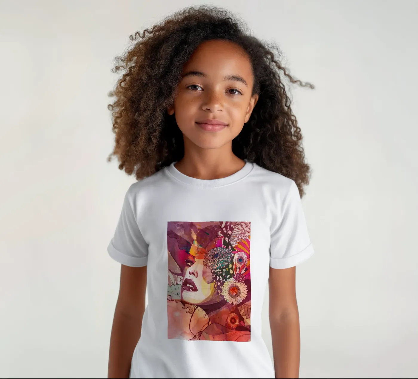 gerbera kinder t-shirt van Giulio Iurissevich