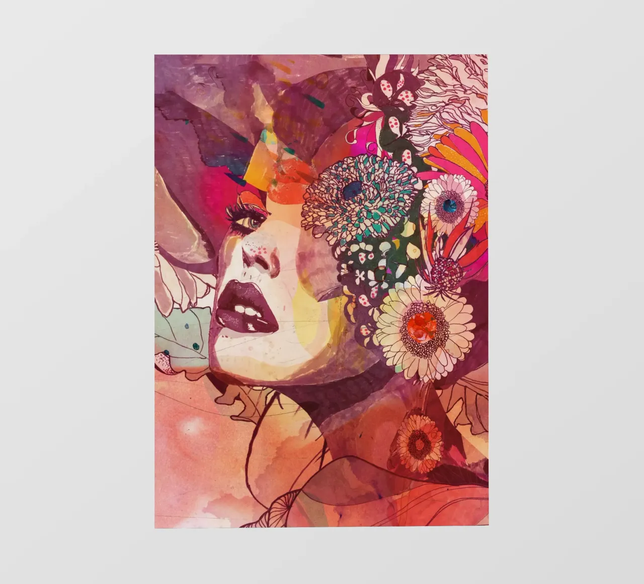 gerbera fotobehang van Giulio Iurissevich