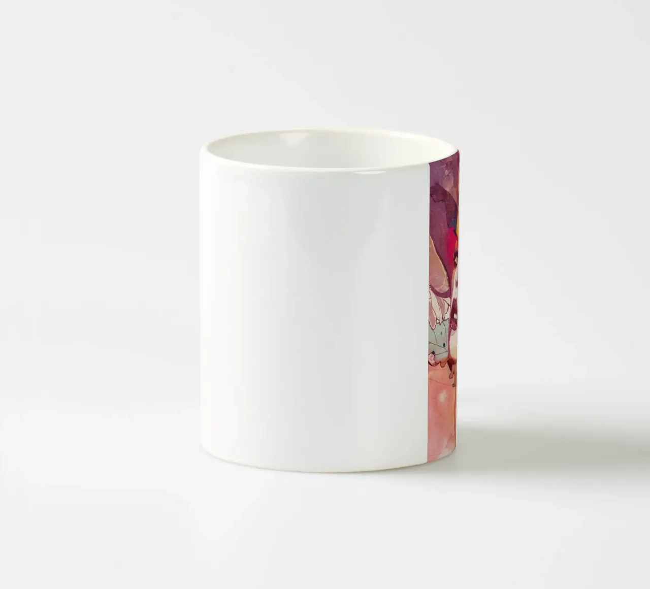 gerbera tazza in ceramica da Giulio Iurissevich