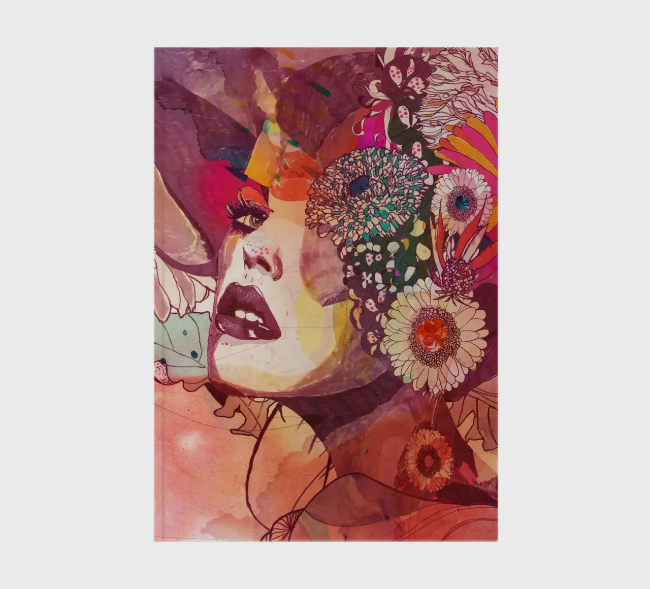 gerbera notebook by Giulio Iurissevich
