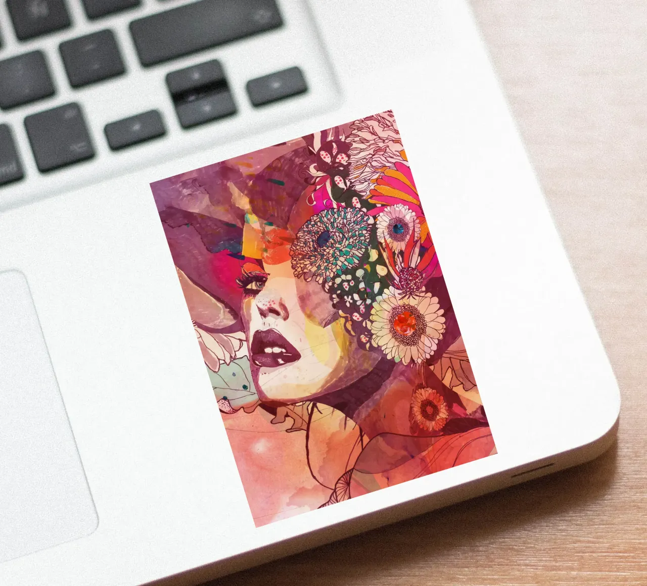 gerbera sticker by Giulio Iurissevich