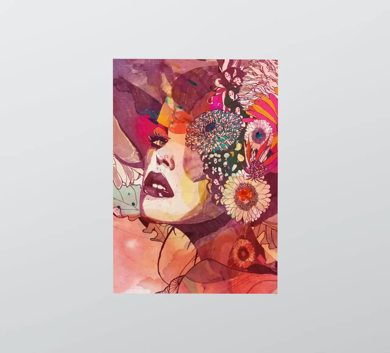 gerbera sticker by Giulio Iurissevich