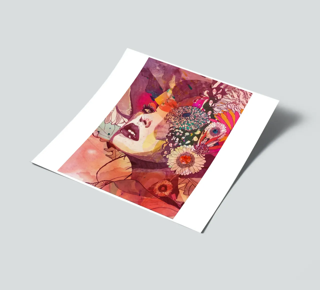 gerbera sticker sheet by Giulio Iurissevich