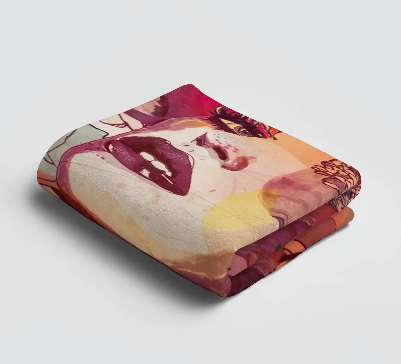 Gerbera Handtuch von Giulio Iurissevich