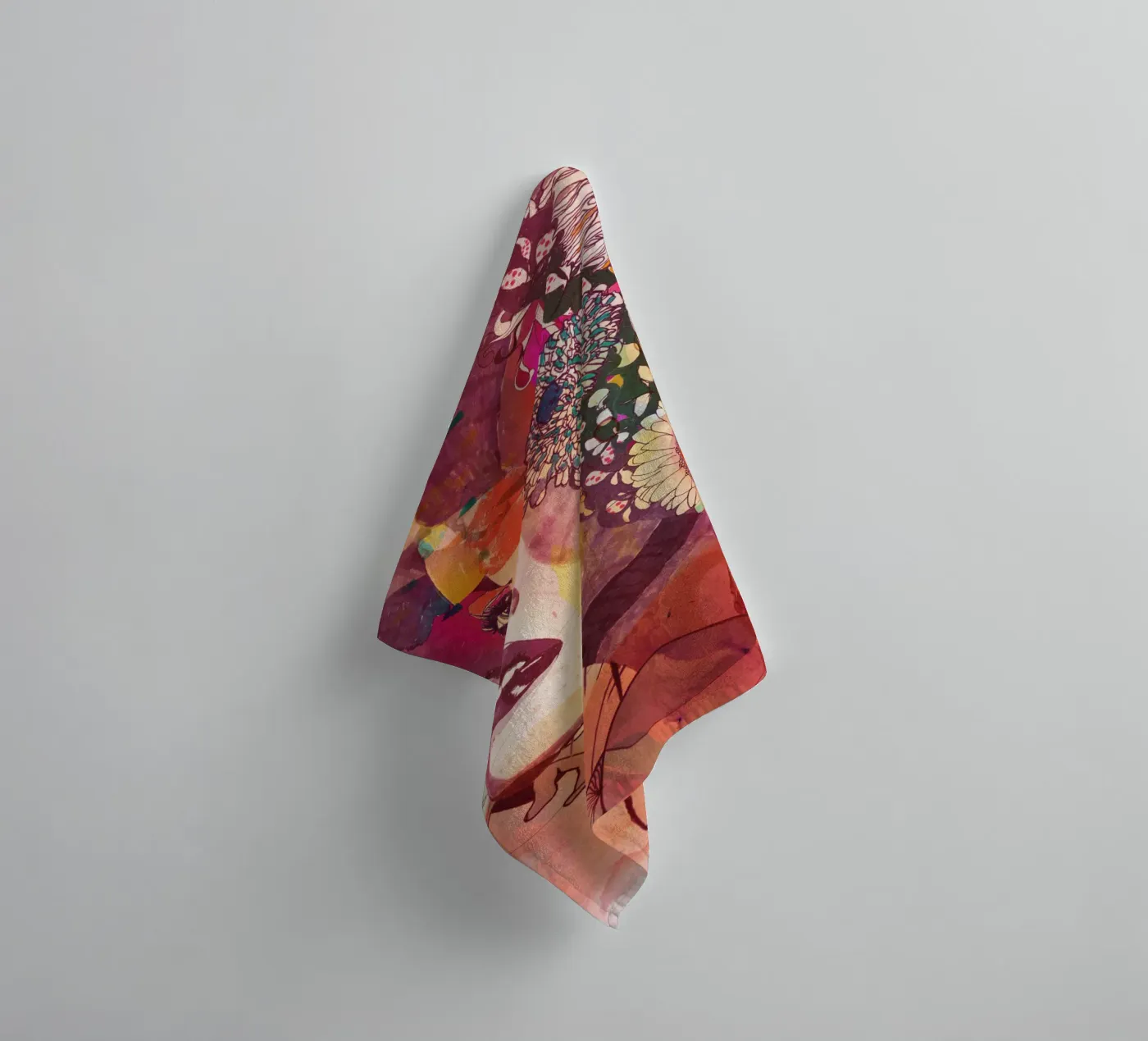 Gerbera Handtuch von Giulio Iurissevich