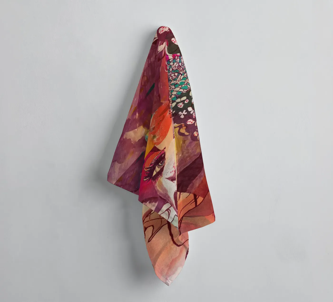 Gerbera Handtuch von Giulio Iurissevich