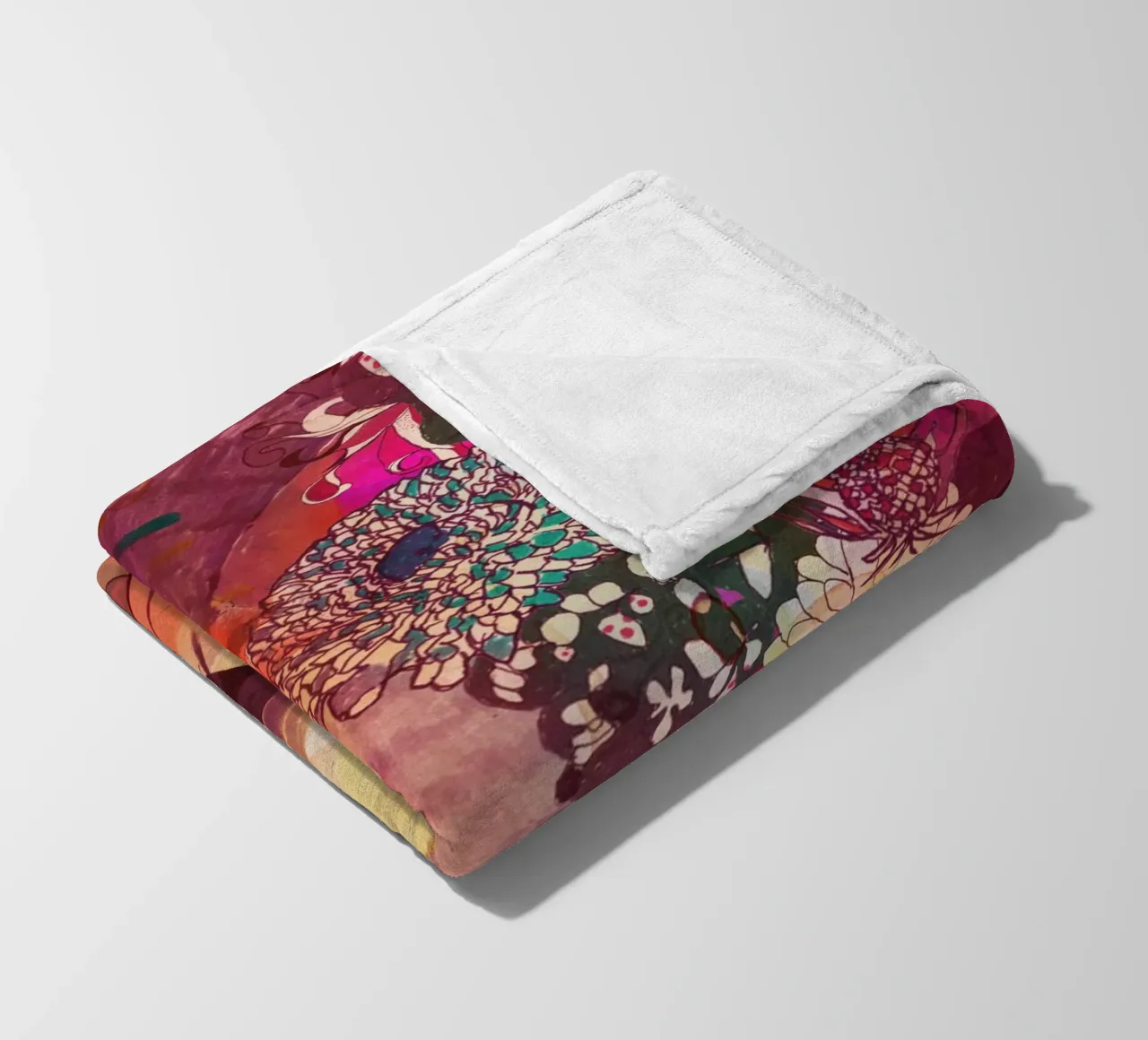 gerbera fleecedeken van Giulio Iurissevich