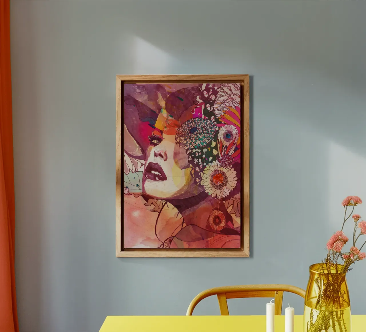 gerbera alluminio dibond da Giulio Iurissevich