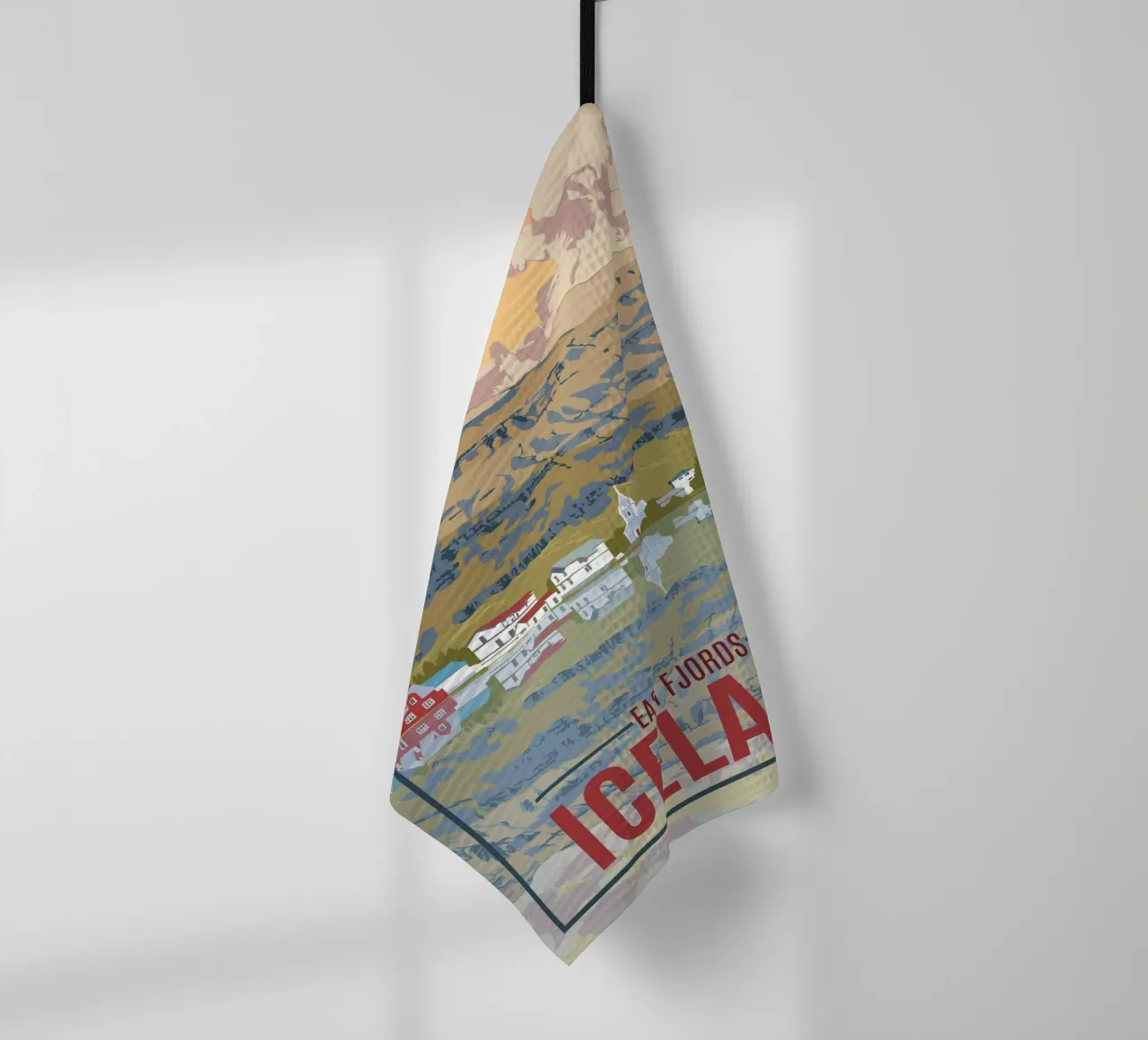Island Ostfjord Geschirrtuch von hewitt shop