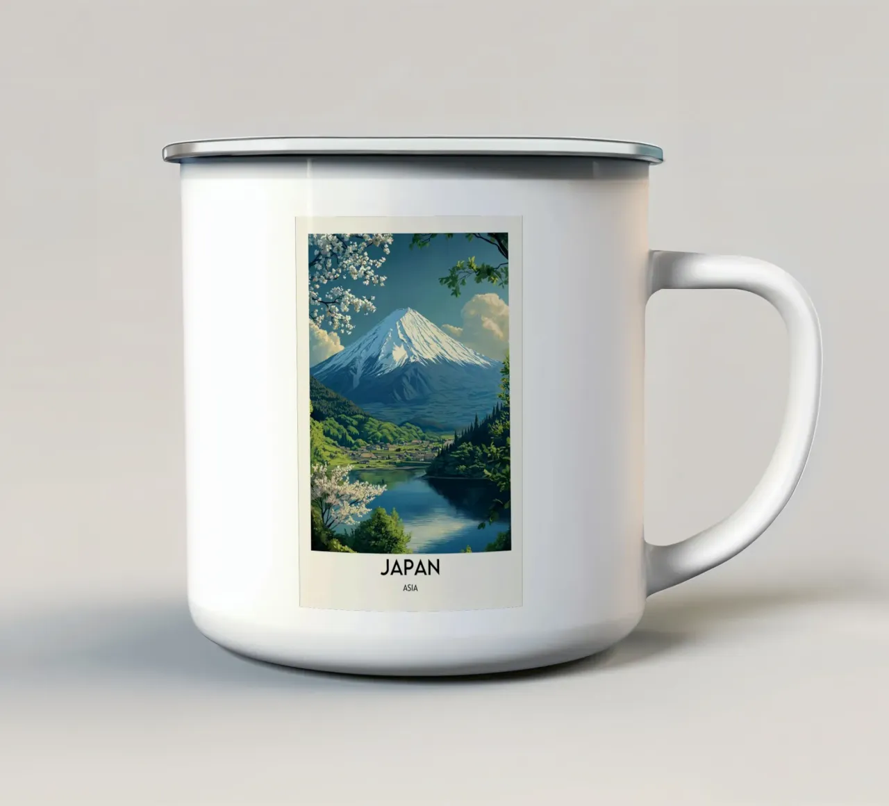 Giappone Asia tazza in smalto da hewitt shop