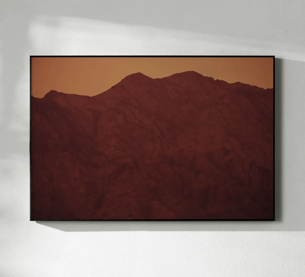 Mountains of Edom #1 plexiglass da Tal Paz-Fridman