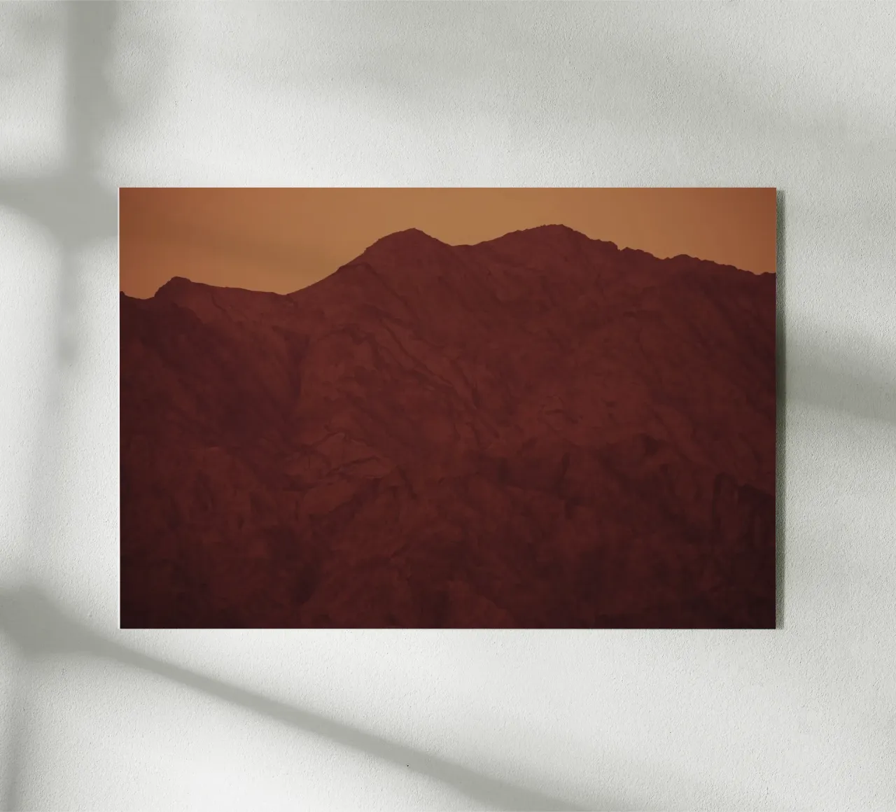 Mountains of Edom #1 plexiglass da Tal Paz-Fridman