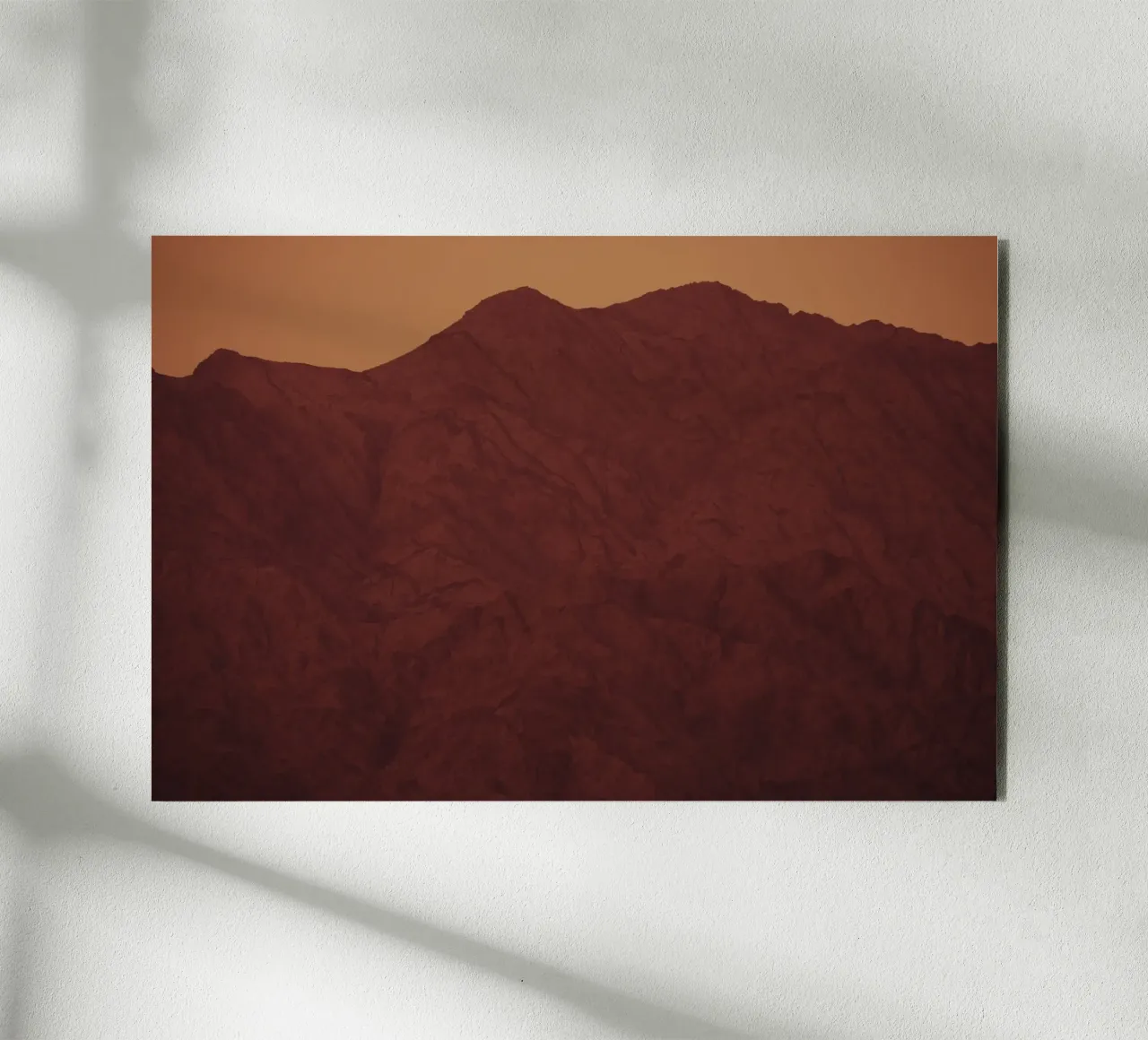 Mountains of Edom #1 alluminio dibond da Tal Paz-Fridman