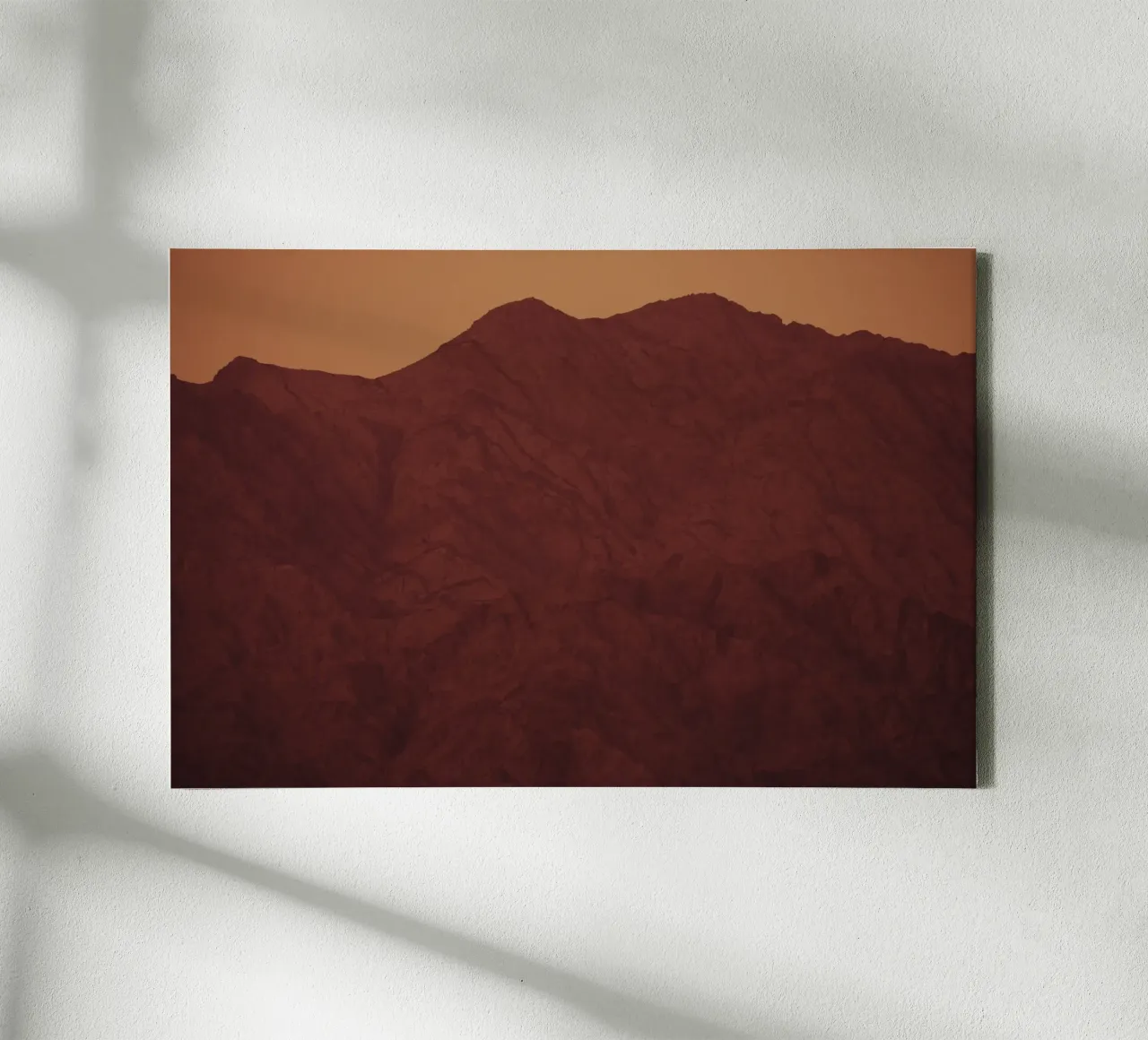 Mountains of Edom #1 tela con Cornice a cassetta da Tal Paz-Fridman