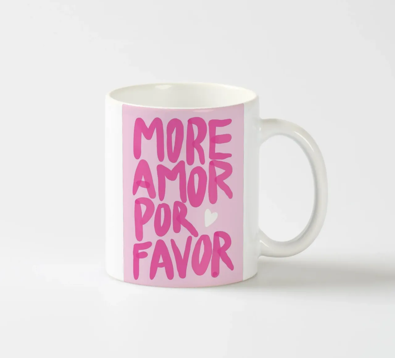Amor rosa tazza in ceramica da cosmos studio