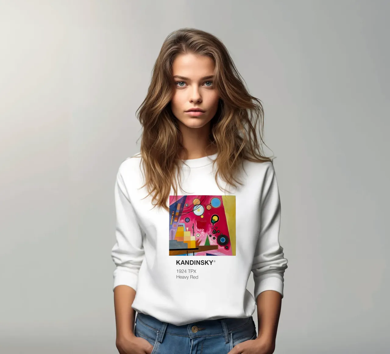 Kandinsky Pantone felpa da Vintagrafica