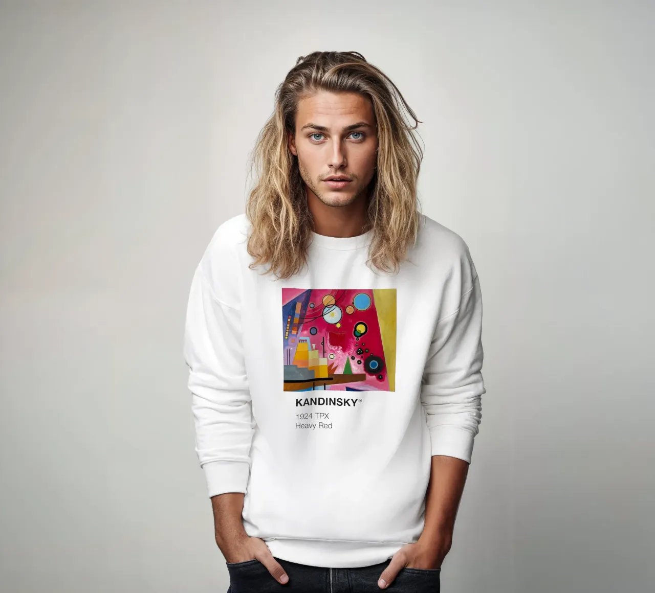 Kandinsky Pantone felpa da Vintagrafica