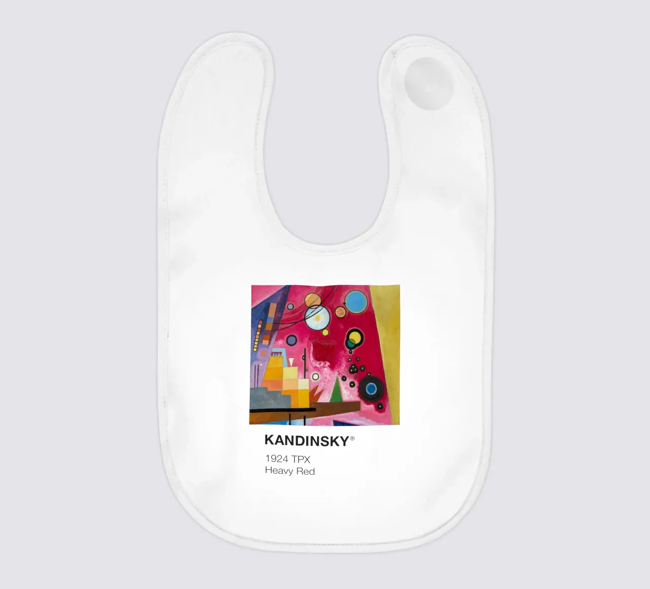 Kandinsky Pantone bavaglino da Vintagrafica