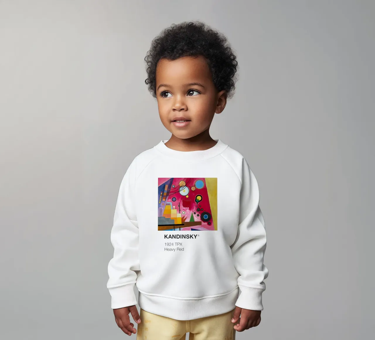 Kandinsky Pantone felpa neonato da Vintagrafica