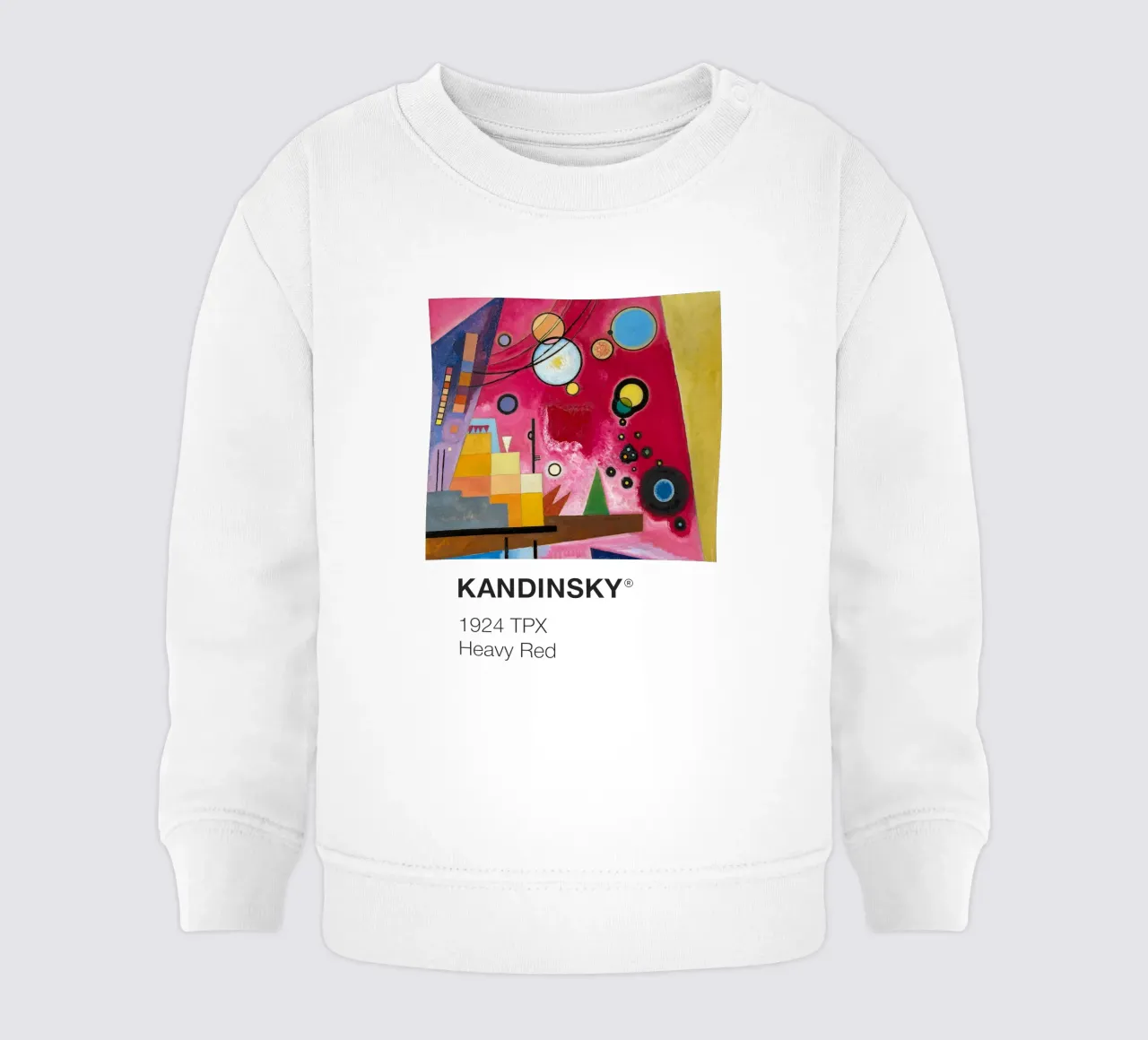 Kandinsky Pantone felpa neonato da Vintagrafica