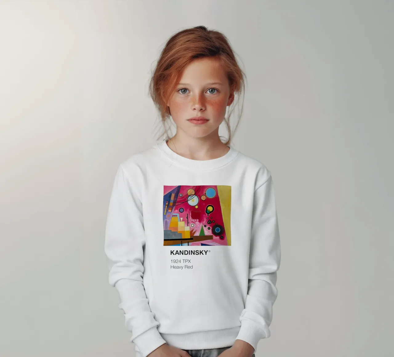 Kandinsky Pantone felpa bambino da Vintagrafica
