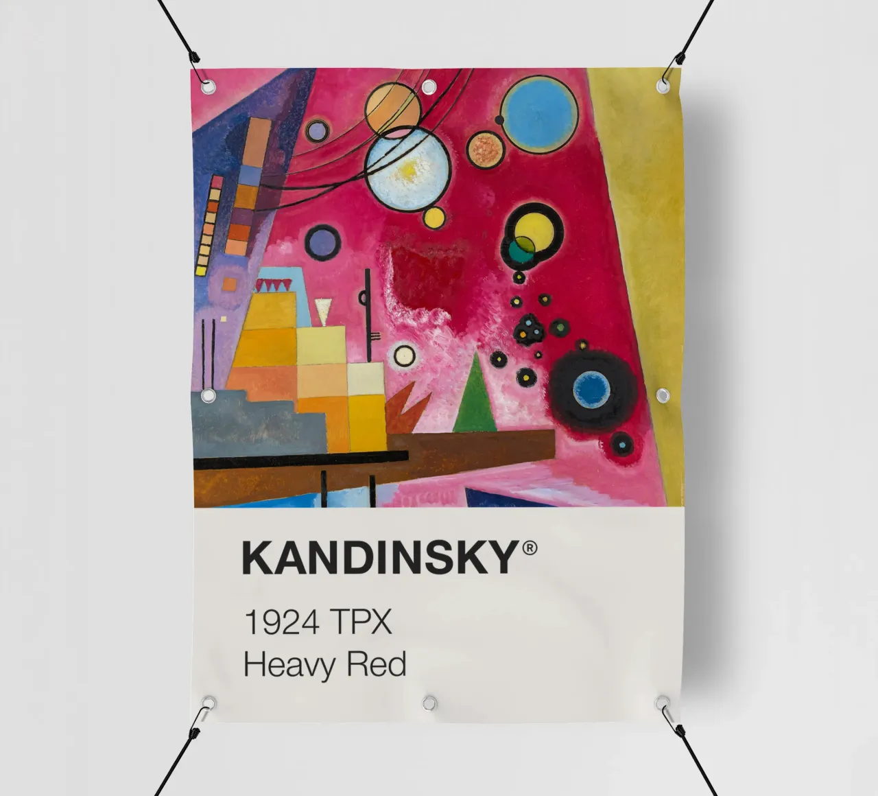 Kandinsky Pantone telo in pvc da Vintagrafica