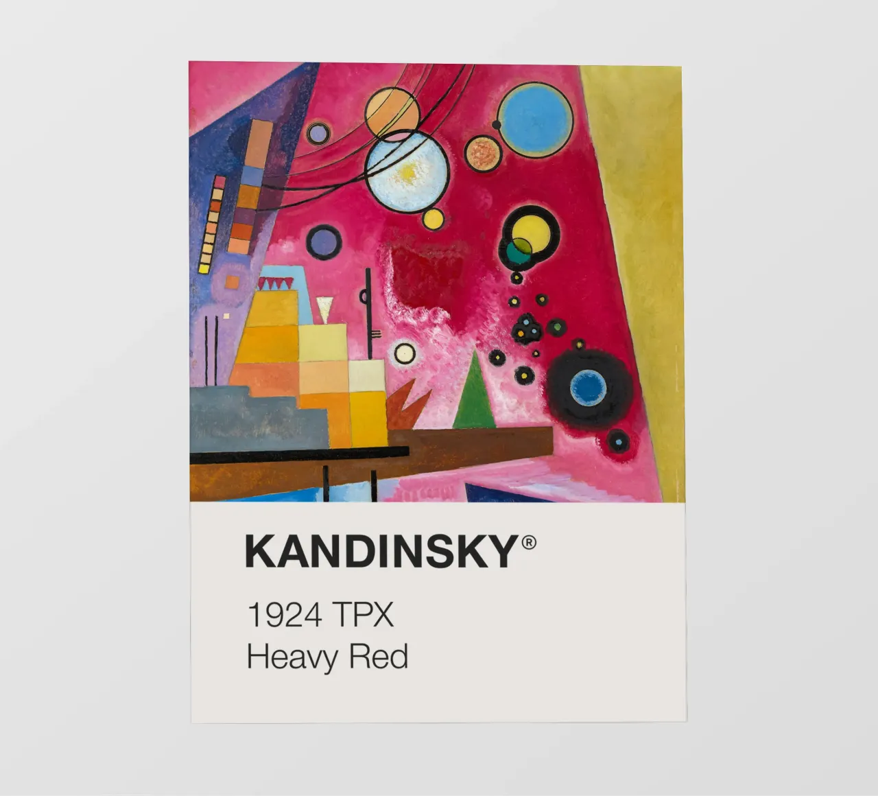 Kandinsky Pantone telo in pvc da Vintagrafica