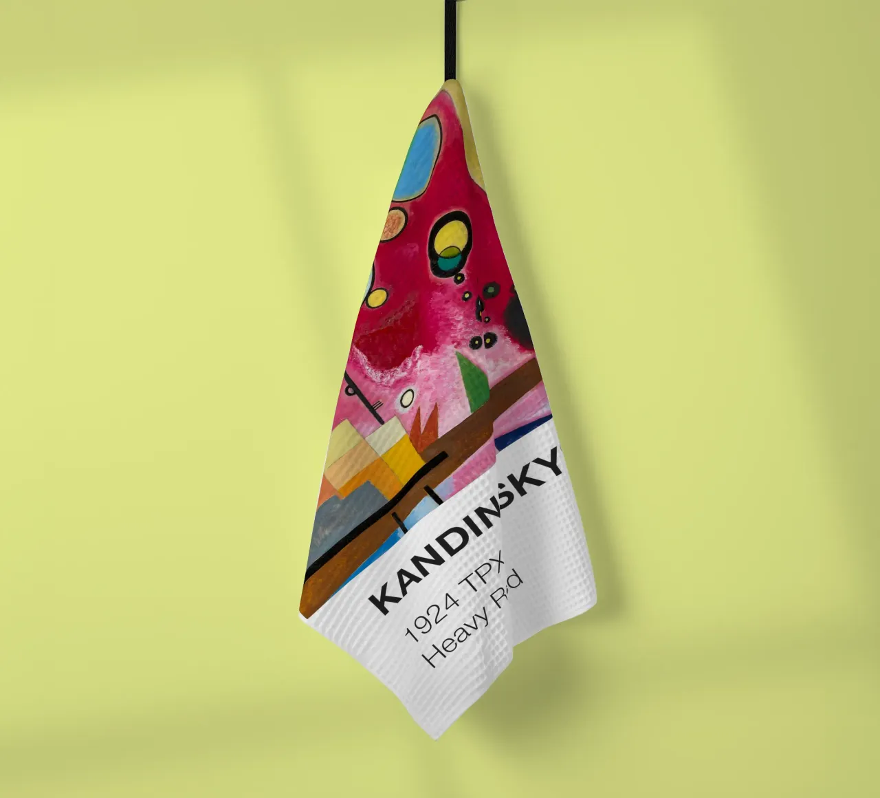 Kandinsky Pantone canovaccio da cucina da Vintagrafica