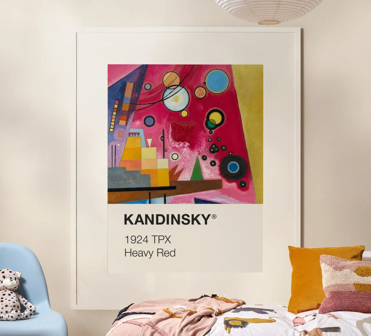 Kandinsky Pantone poster da Vintagrafica