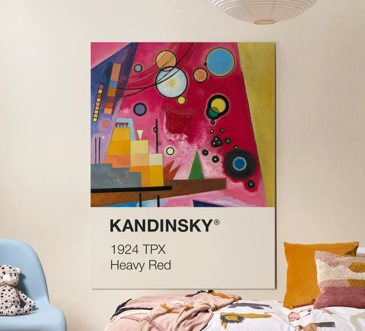 Kandinsky Pantone poster da Vintagrafica