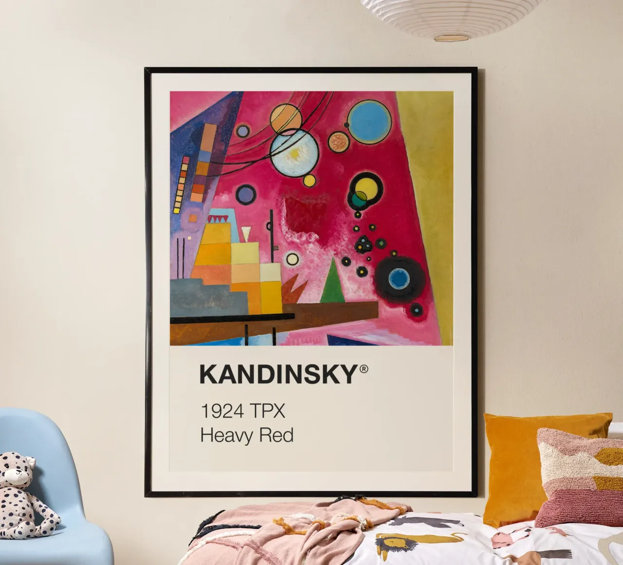 Kandinsky Pantone poster da Vintagrafica