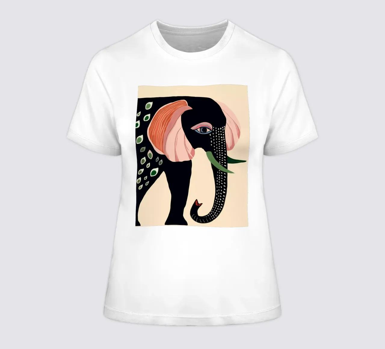 Elefante de colores camiseta de mujer de ArtsySesta