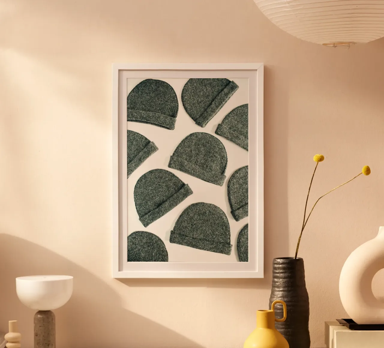 Bagliore invernale poster con telaio in plastica da StillVibe Home