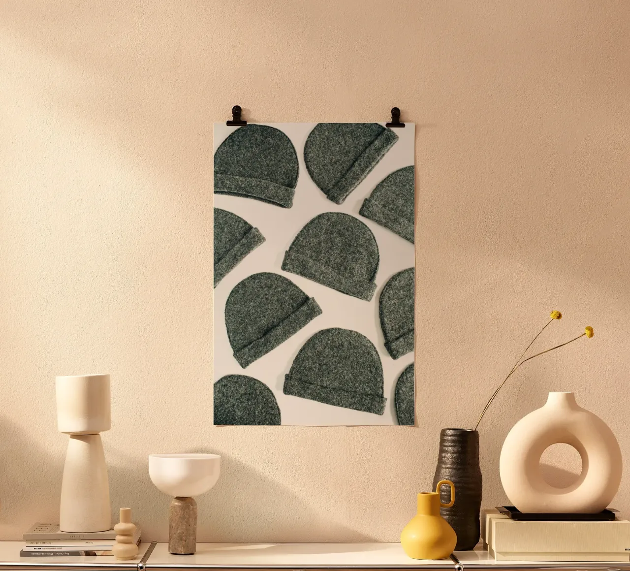 Bagliore invernale poster con telaio in plastica da StillVibe Home