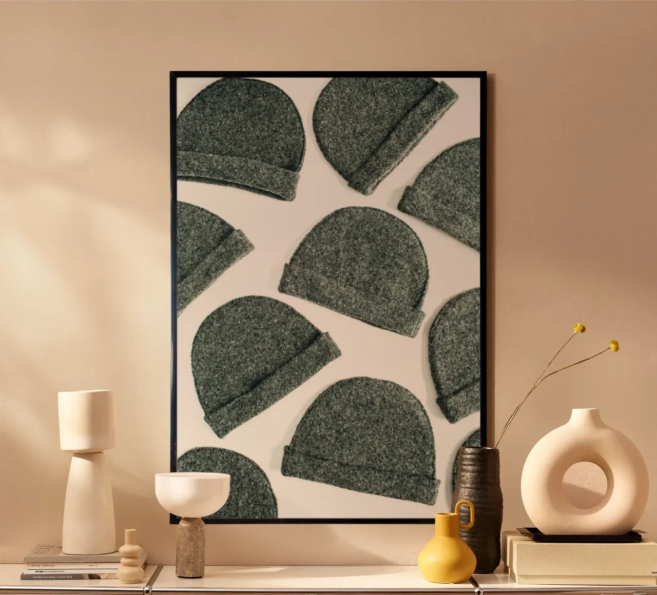 Bagliore invernale poster con telaio in plastica da StillVibe Home