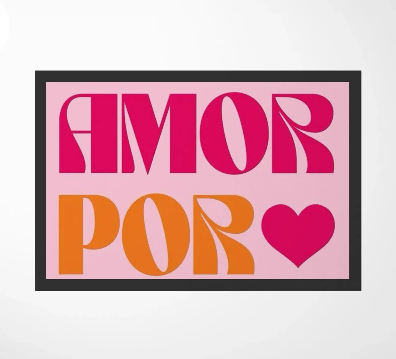Più Amor zerbino da cosmos studio