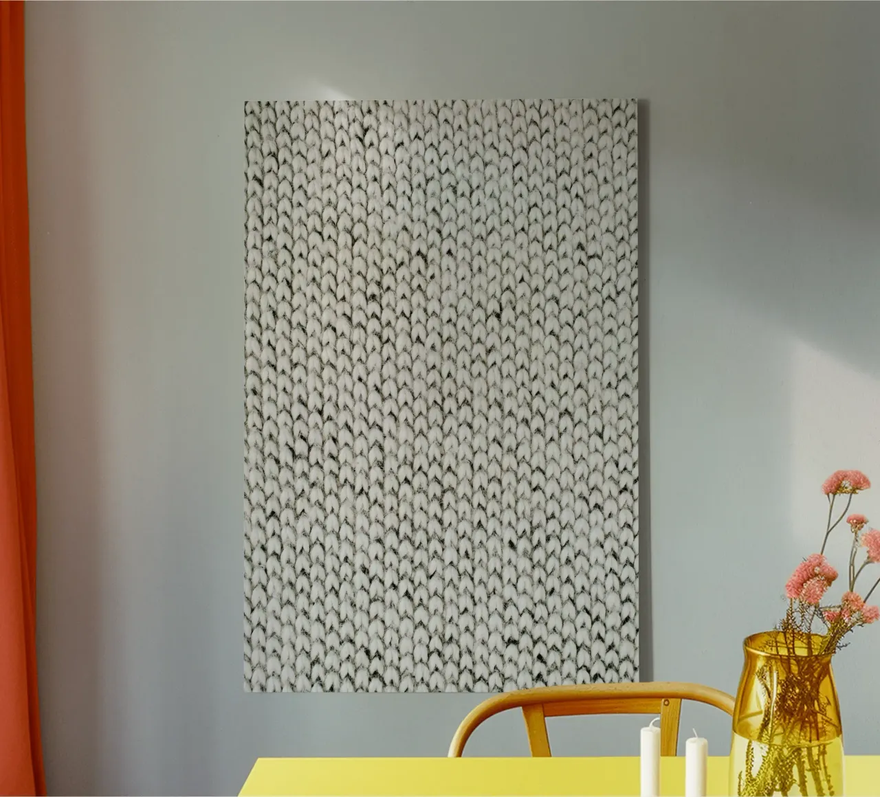Bagliore invernale tela con Cornice a cassetta da StillVibe Home