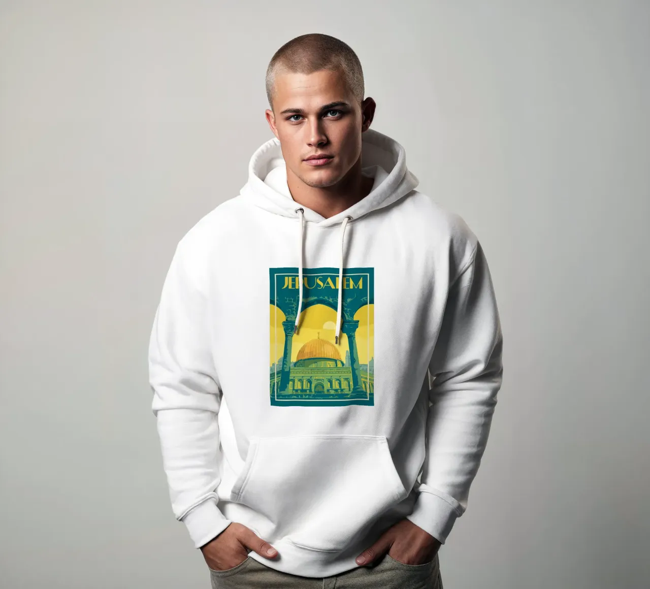 Jerusalén sudadera con capucha de hewitt shop