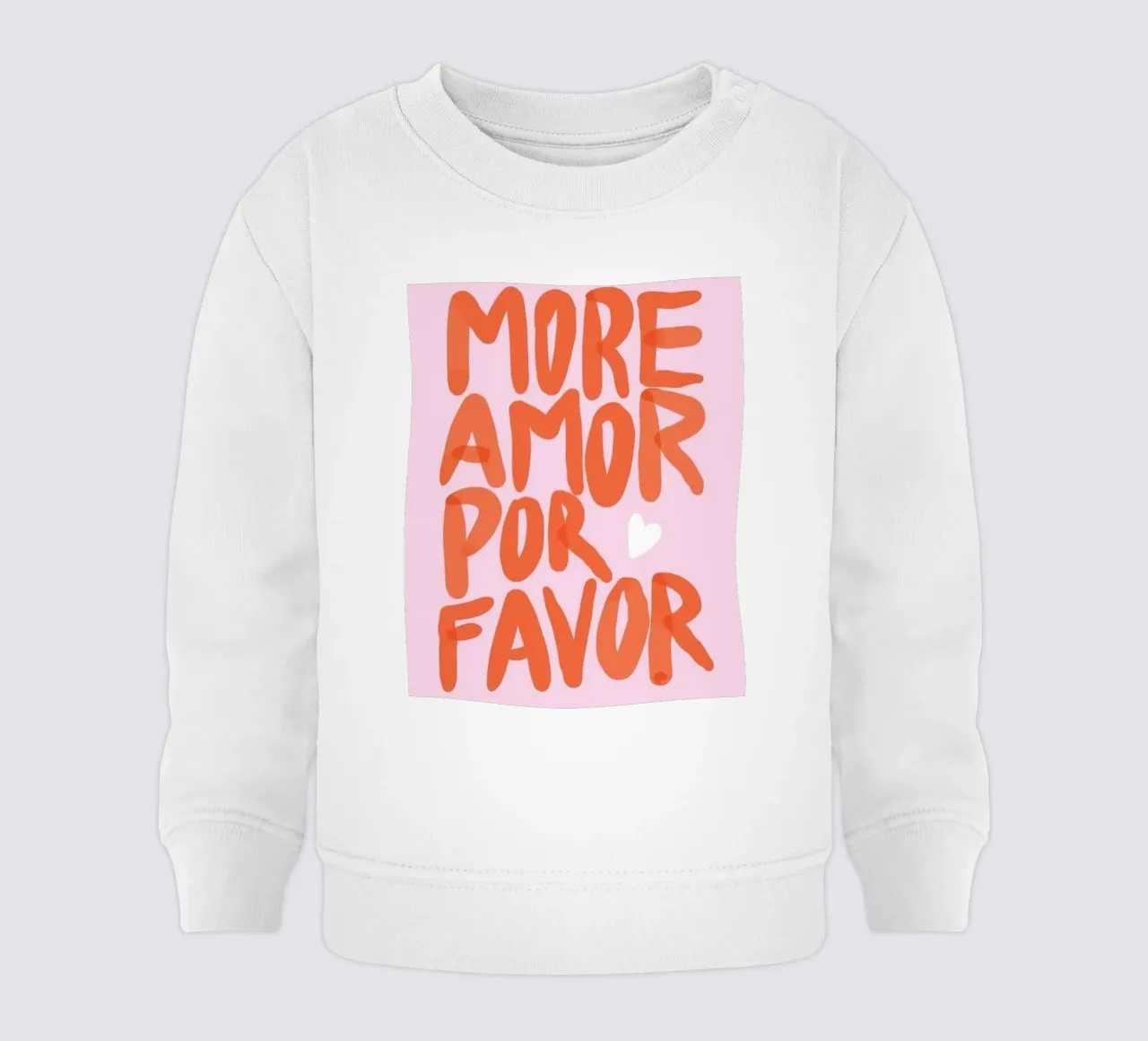 L'amore felpa neonato da cosmos studio