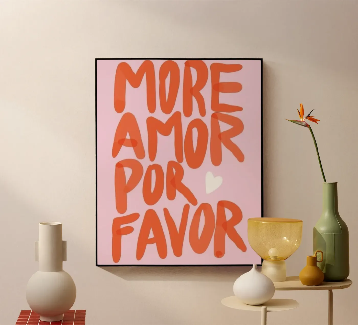 Amour plexiglas de cosmos studio