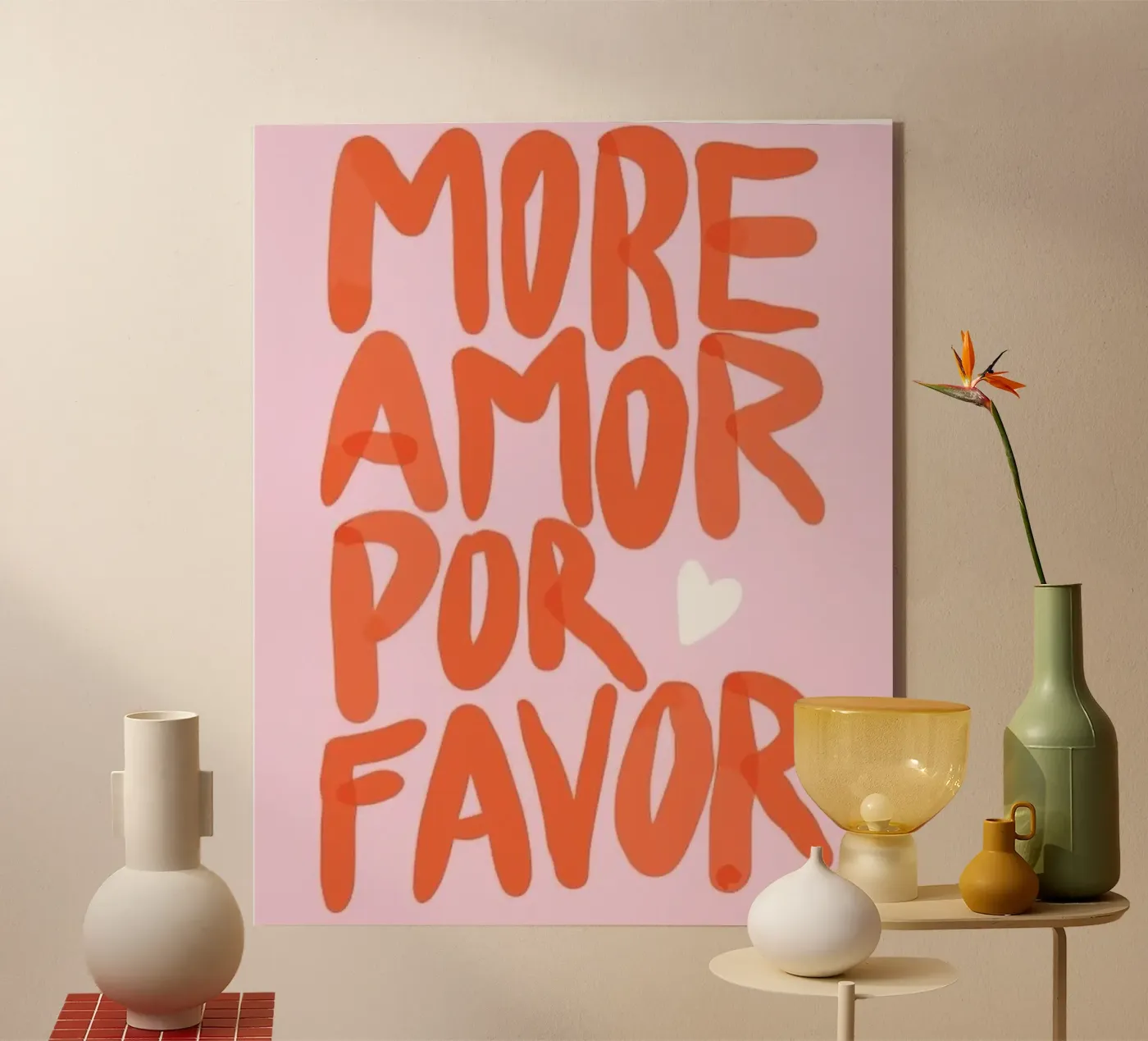 Amour plexiglas de cosmos studio