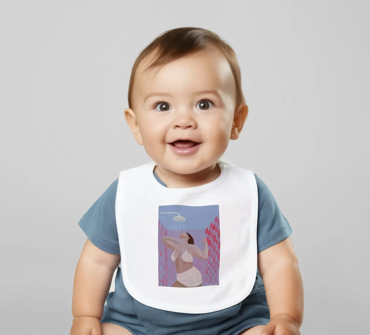 Self care bavaglino da Femlouise.illustrations