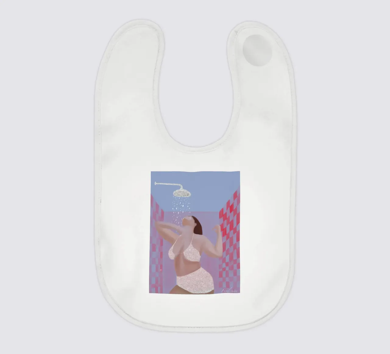 Self care bavaglino da Femlouise.illustrations