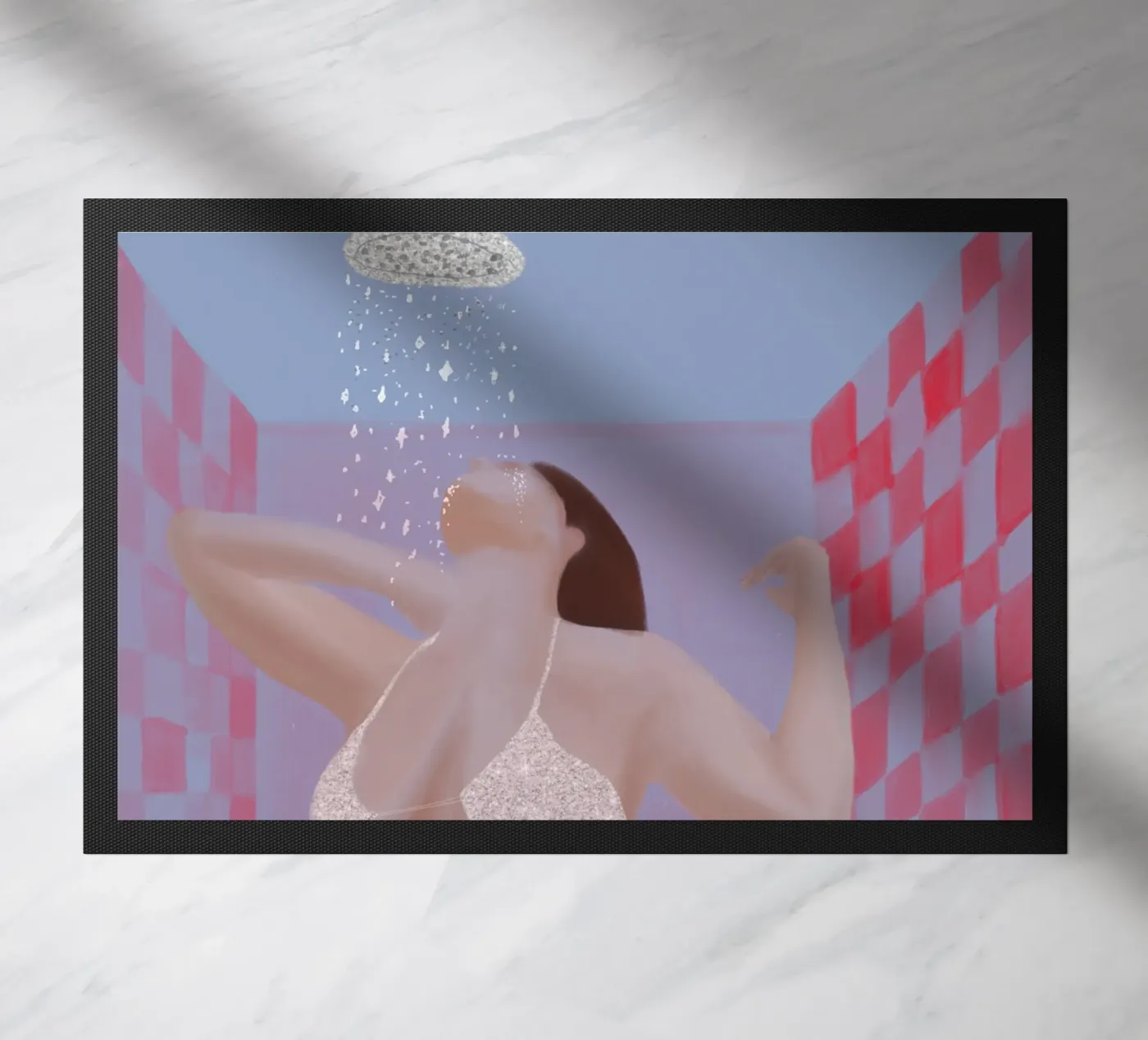 Self care paillasson de Femlouise.illustrations