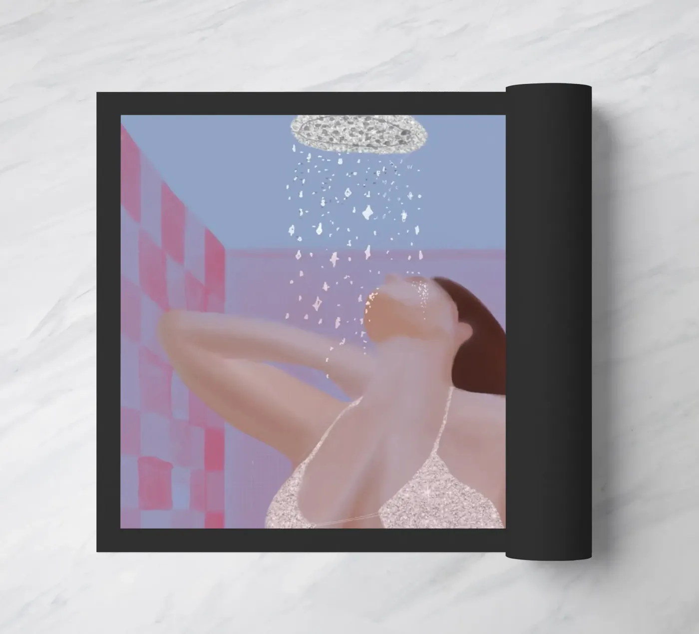 Self care paillasson de Femlouise.illustrations