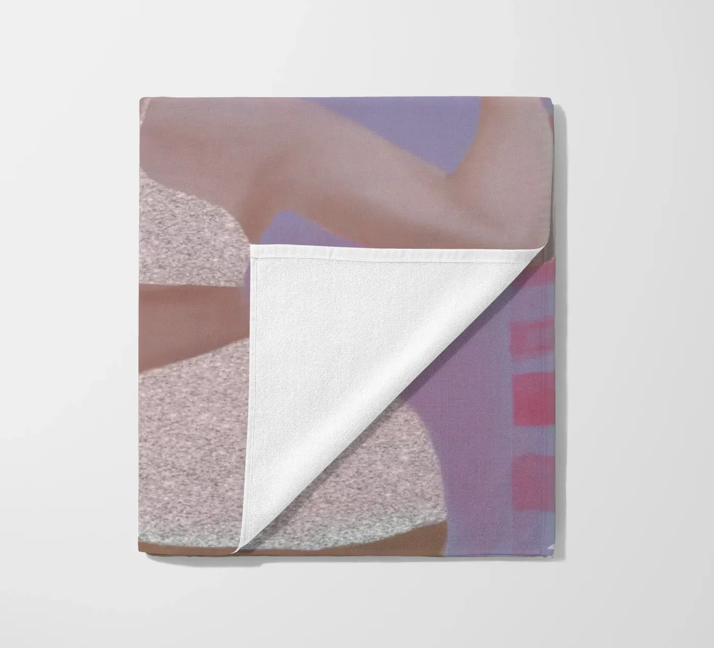 Self care beach towel by Femlouise.illustrations