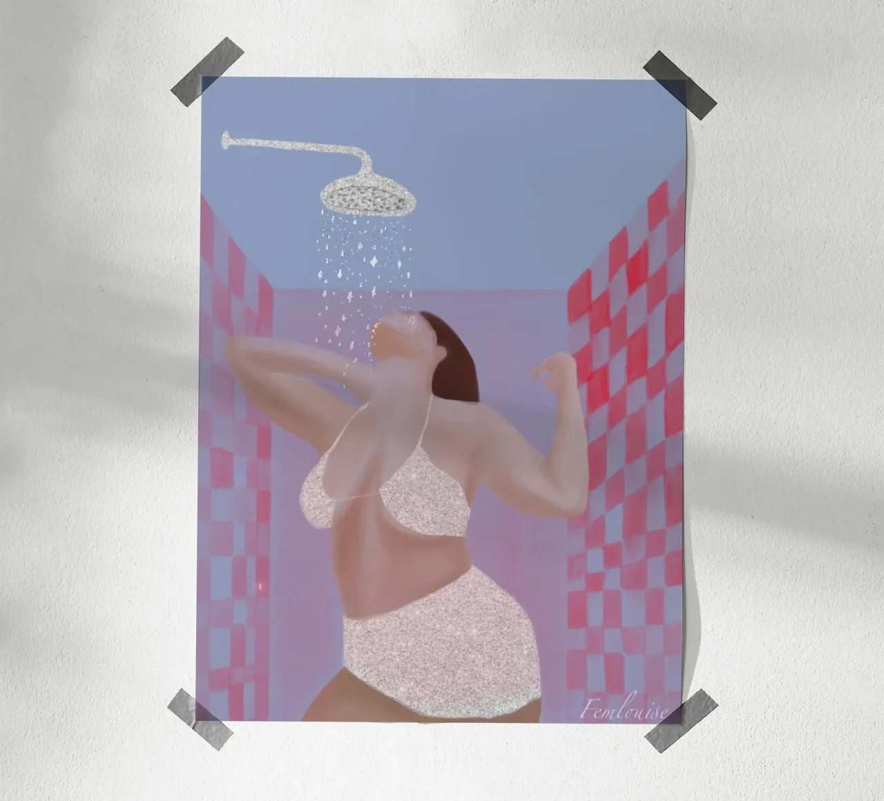 Self care poster da Femlouise.illustrations