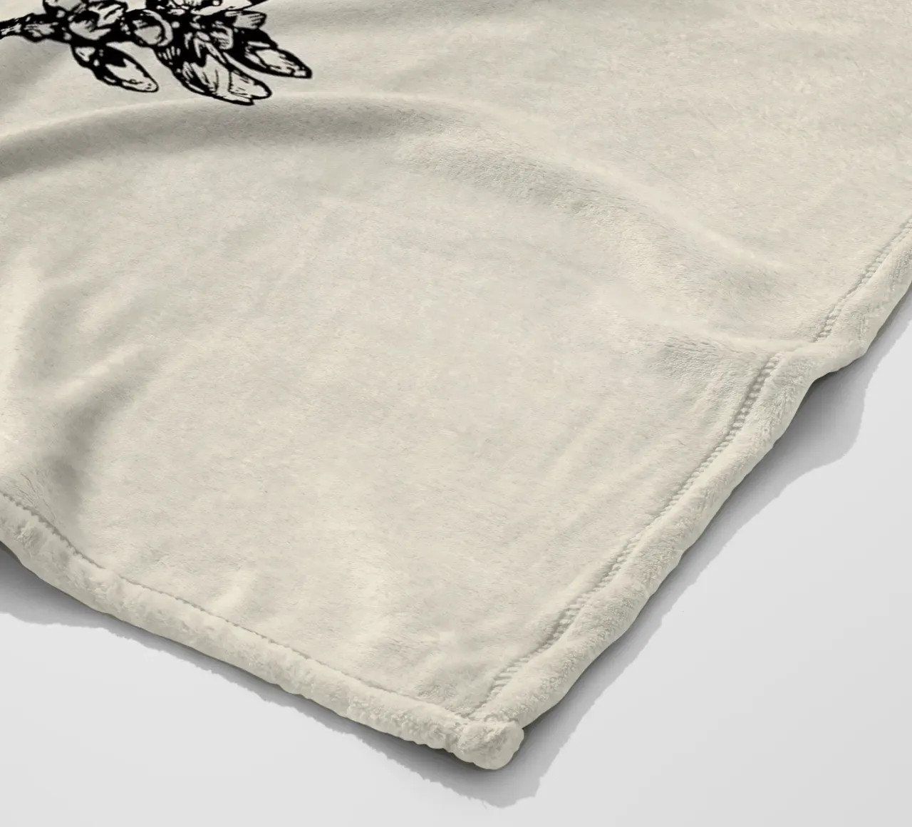 Apple Blossom Sketch no. 1 coperta in pile da apoloprints